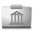 White Library Icon 48x48 png